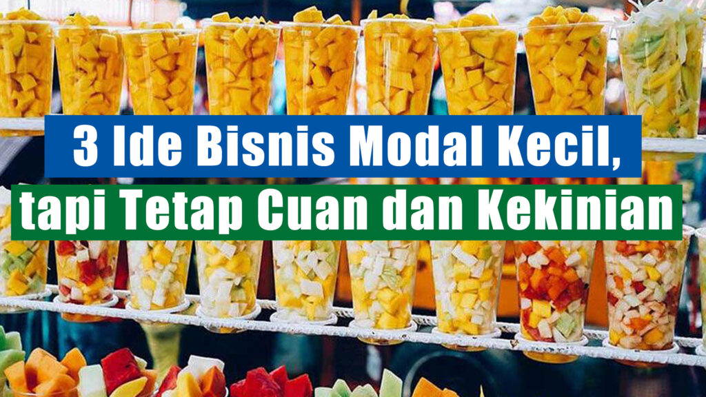 Ilustrasi tiga ide bisnis modal kecil yang mudah dijalankan untuk pemula