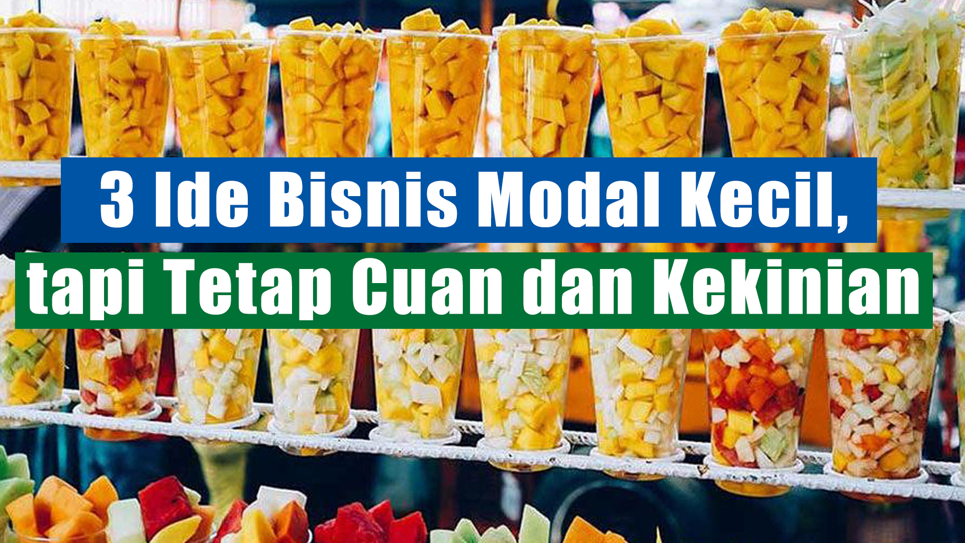 Ilustrasi tiga ide bisnis modal kecil yang mudah dijalankan untuk pemula