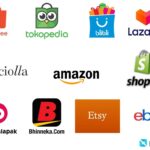 Kumpulan logo marketplace terpercaya sebagai referensi untuk memilih grosir online murah asli dan menghindari penipuan belanja online.